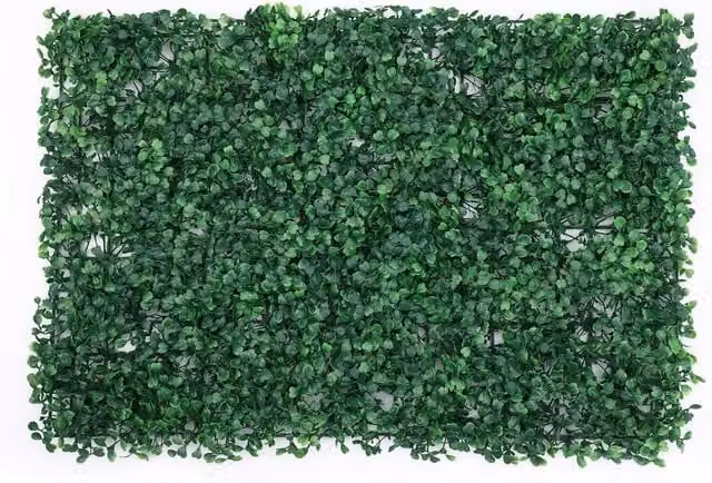 Trimming Shop Green Artificial Grass and Floral Wall Panels
