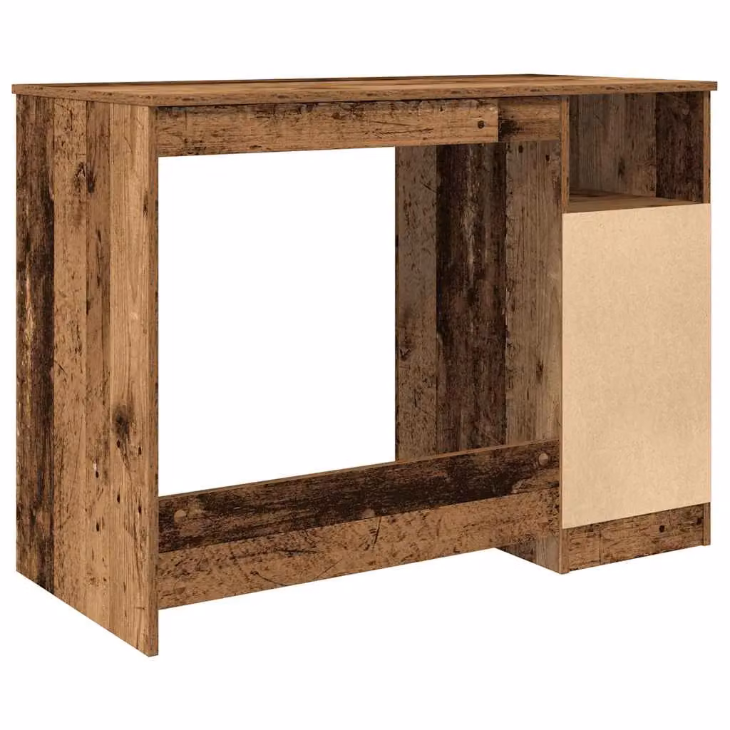Berkfield Home Modern Computer Desk in Brown, W/D/H: 102 x 76 x 50 cm – 6