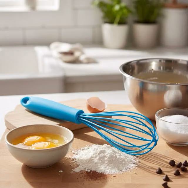 Orsina Blue and Pink Silicone Whisk