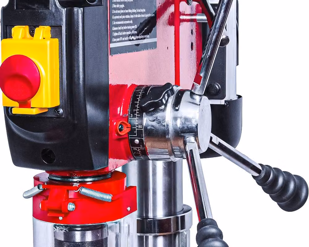 Lumberjack 20mm Professional Trade 12 Speed Floor Standing Pillar Drill Press in Red – 3