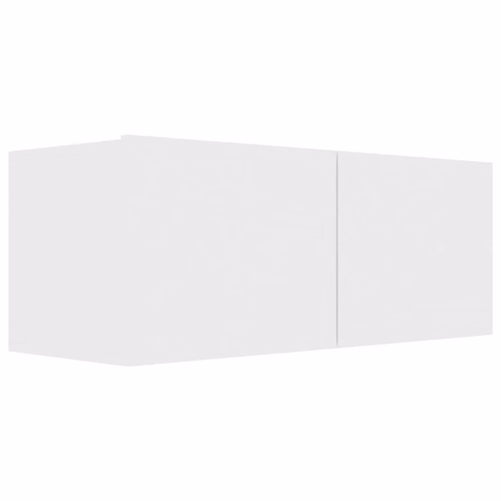 Berkfield Home Modern 4 Piece White MDF TV Cabinet Set for your Living Room
