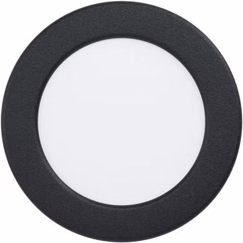 Loops Black LED Ceiling Spotlight, Dimmable, IP44 Rated, GU10 Downlight with Bulb Included – 1