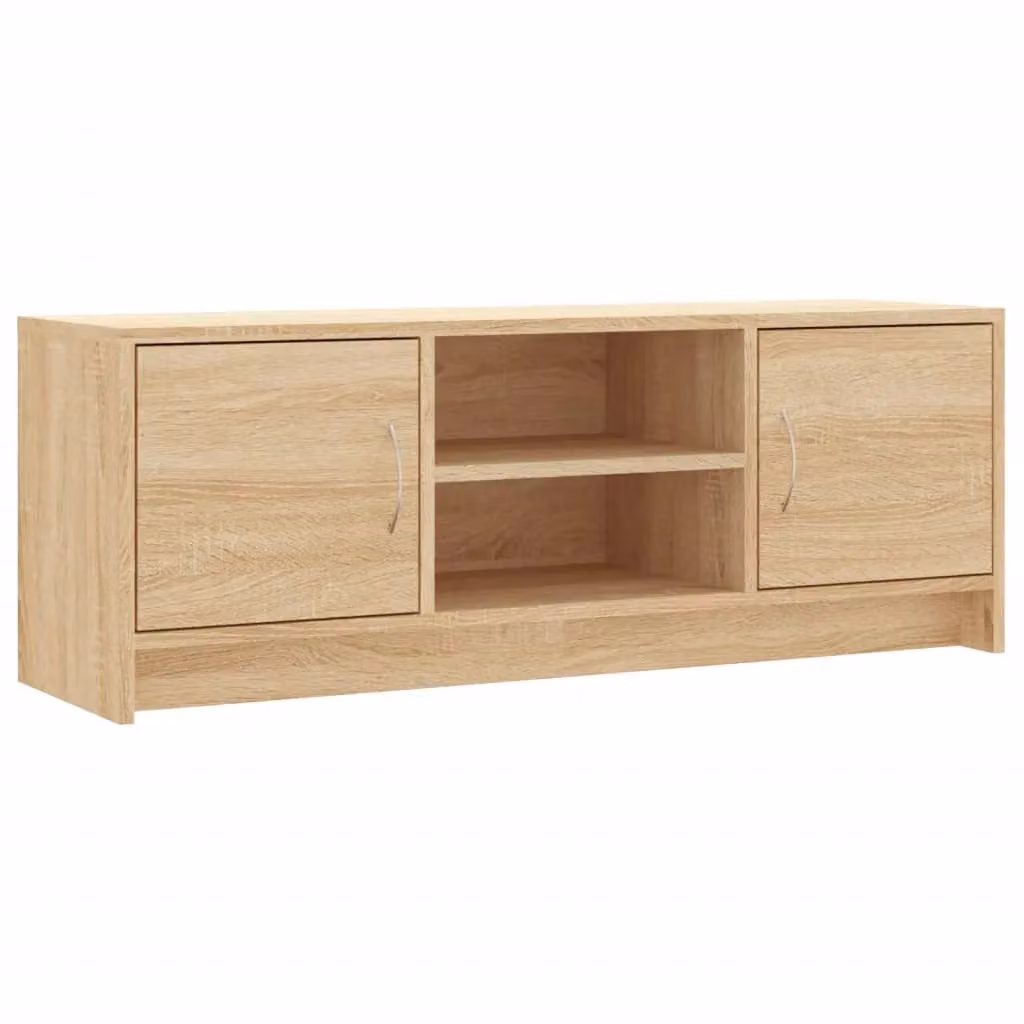 Berkfield Home Modern TV Cabinet in Sonoma Oak Brown, W: 102 cm, D: 37.5 cm, H: 37.5 cm – 2