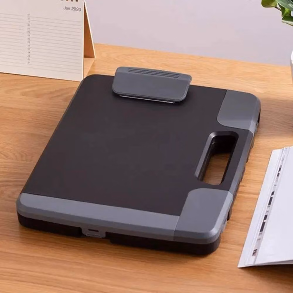 FLAVORA A4 Plastic Storage Clipboard and Legal Paper Folder in Black – 6