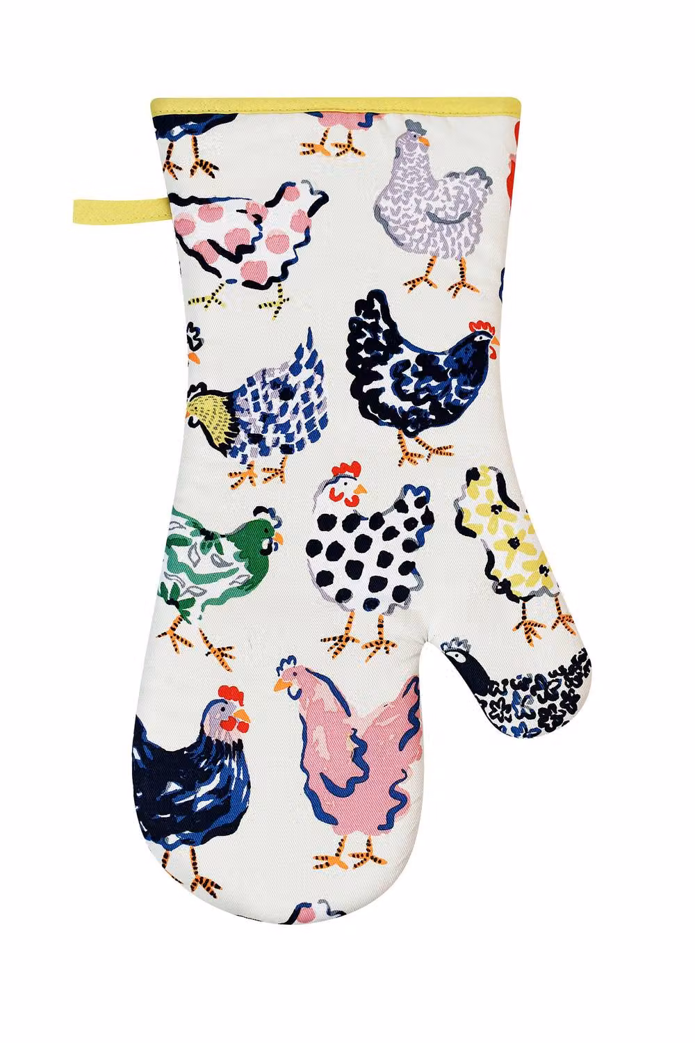 Ulster Weavers Chick Chicken Cotton Gauntlet Oven Glove in Yellow and Beige – 2