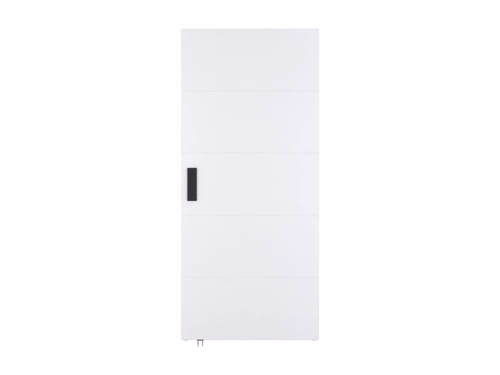 Vente-unique Sliding Door in Wood and MDF with Invisible Rail, White, W: 83 cm, H: 210 cm – 2