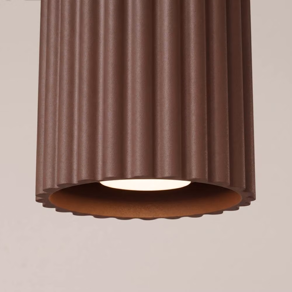Sollux Lighting minimalist cube ceiling lamp in brown, W/D/H: 10 x 10 x 10 cm – 4