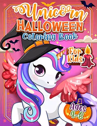 Happy Harper Unicorn Coloring Halloween Edition Multicolour Activity Book for Children