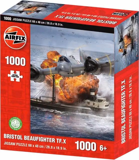 Airfix Bristol Beaufighter TF.X 1000 Piece Multicolour Cardboard Jigsaw Puzzle