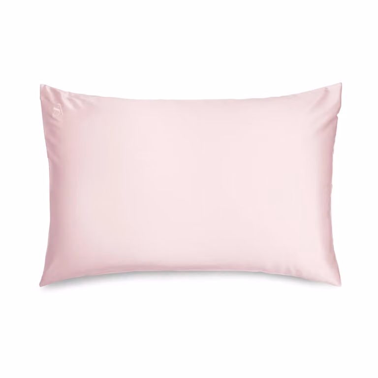 Silk Addict 100% Mulberry Silk Pillowcase in Blue and Pink, W/D/H: 75 x 50 cm