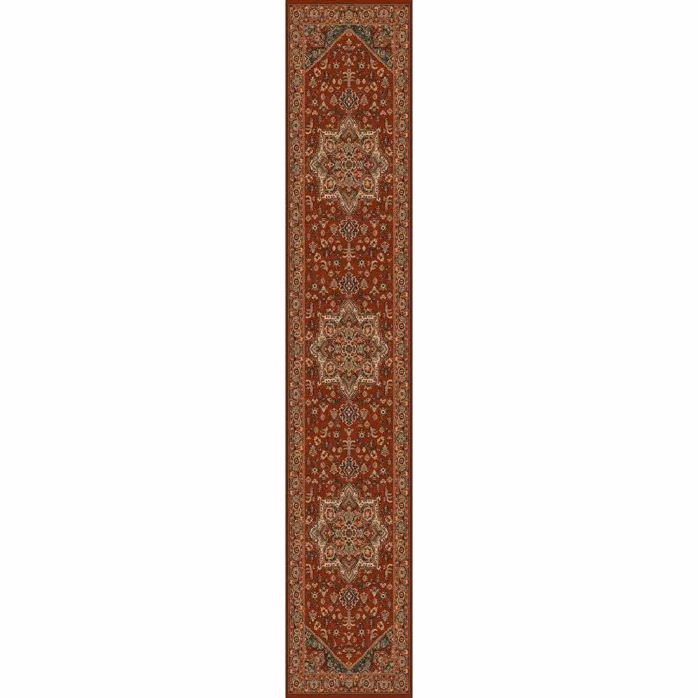 The Rug Shop UK Red Floral Traditional Wool and Jute Area Rug W: 160 cm, D: 240 cm – 6
