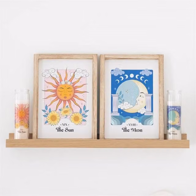 Uniqueful The Sun Celestial Framed Wall Print, Multicolour, W: 26 cm, H: 35 cm
