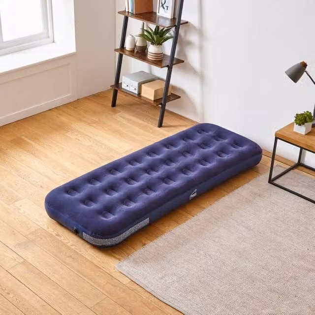 Neo Inflatable Air Bed Mattress in Blue, W: 140 cm x L: 200 cm – 1