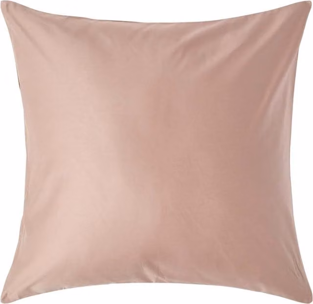Homescapes 1000 Thread Count Egyptian Combed Cotton Mako Satin Housewife Pillowcase in Moonlight Beige, W: 60 cm x H: 80 cm