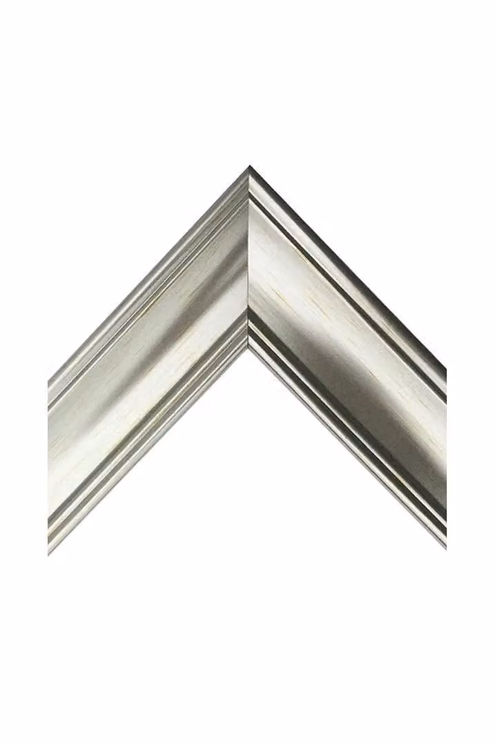 Frames by Post Scandi Single Rectangular Photo Frame in Silver, 30.48 x 30.48 cm