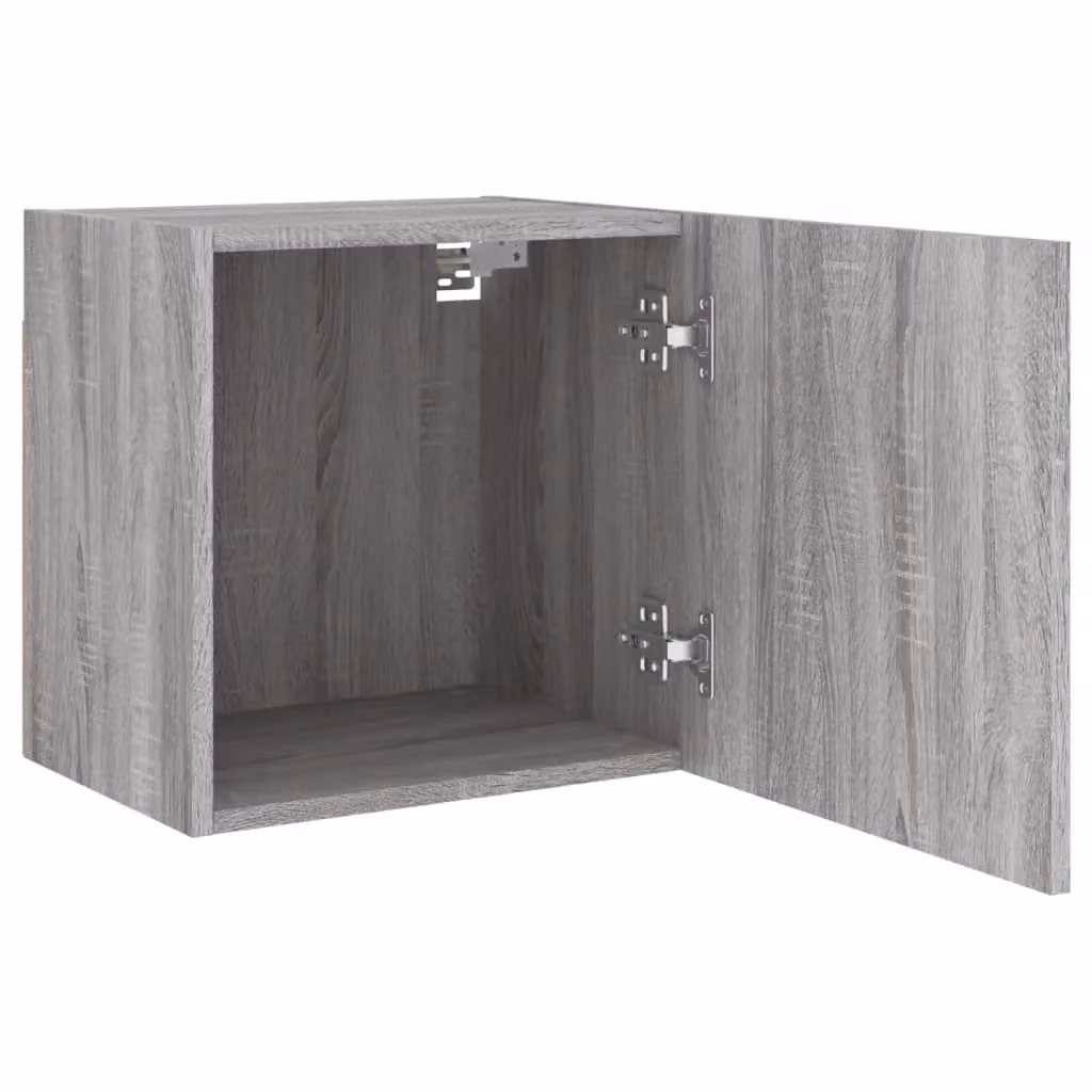 Berkfield Home Grey Sonoma TV Wall Cabinet in Engineered Wood W/D/H: 40.5 x 30 x 40.5 cm – 3