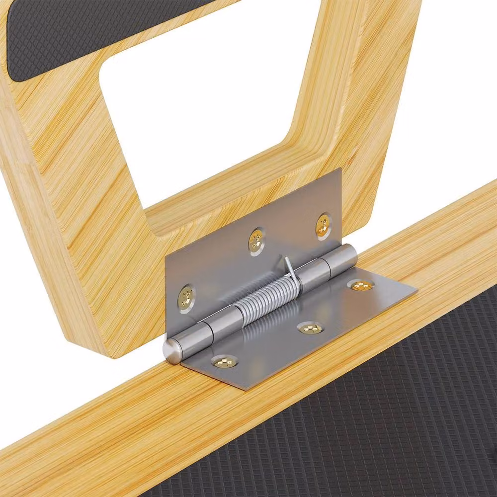 FORGEVIO Natural Wood Bamboo Sofa Arm Tray and Drinks Snack Cup Holder in Brown – 3
