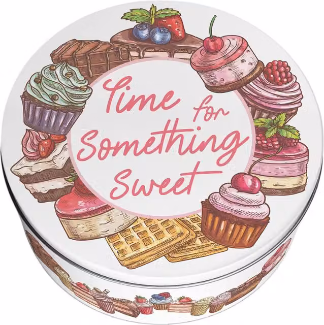 Purely Home Round Large Cake Tin - Multicoloured