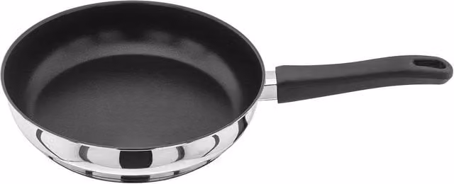 Judge Vista Non-Stick Stainless Steel Frying Pan, Silver, Diameter: 24 cm