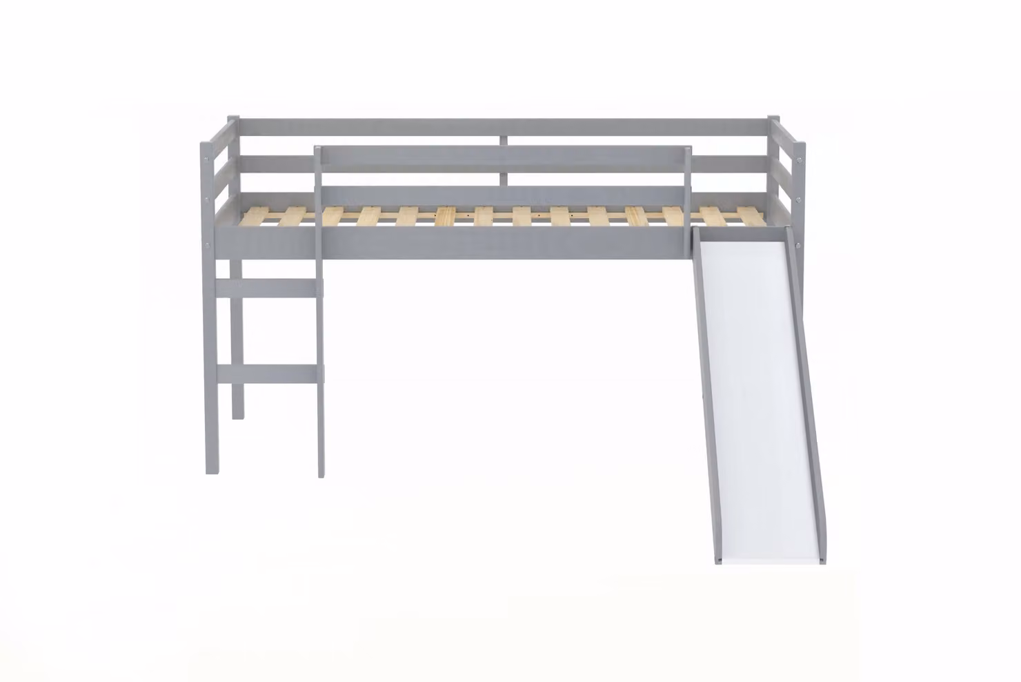 Birlea Frankie Grey Mid Sleeper Bed Frame with Slide, 90 x 190 cm – 2