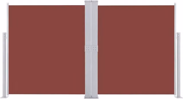 Berkfield Home Retractable Side Awning in Brown, W/H: 600 x 140 cm – 1