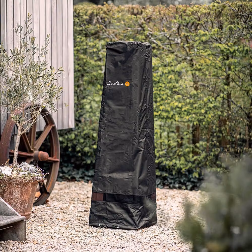 Leisure Grow Tempo Gas Chiminea Cover in Black Polyester