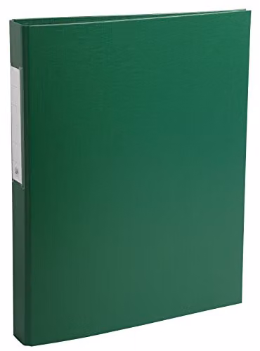 Exacompta Green PP-Covered A4 Ring Binder with 2 Rings and 40mm Spine