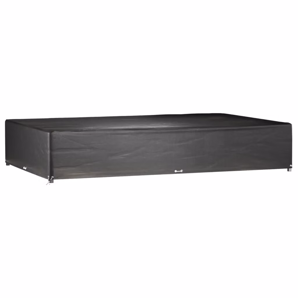 Berkfield Home Rectangular Garden Furniture Covers, 2 Pack, Black, W/D/H: 325 x 205 x 60 cm – 2
