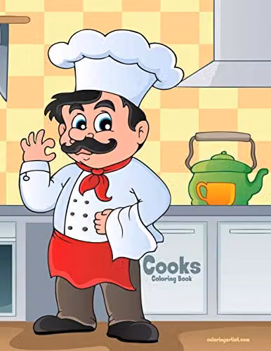 Cooks Colouring Book 1 by Independently Published, Multicolour Paper Edition