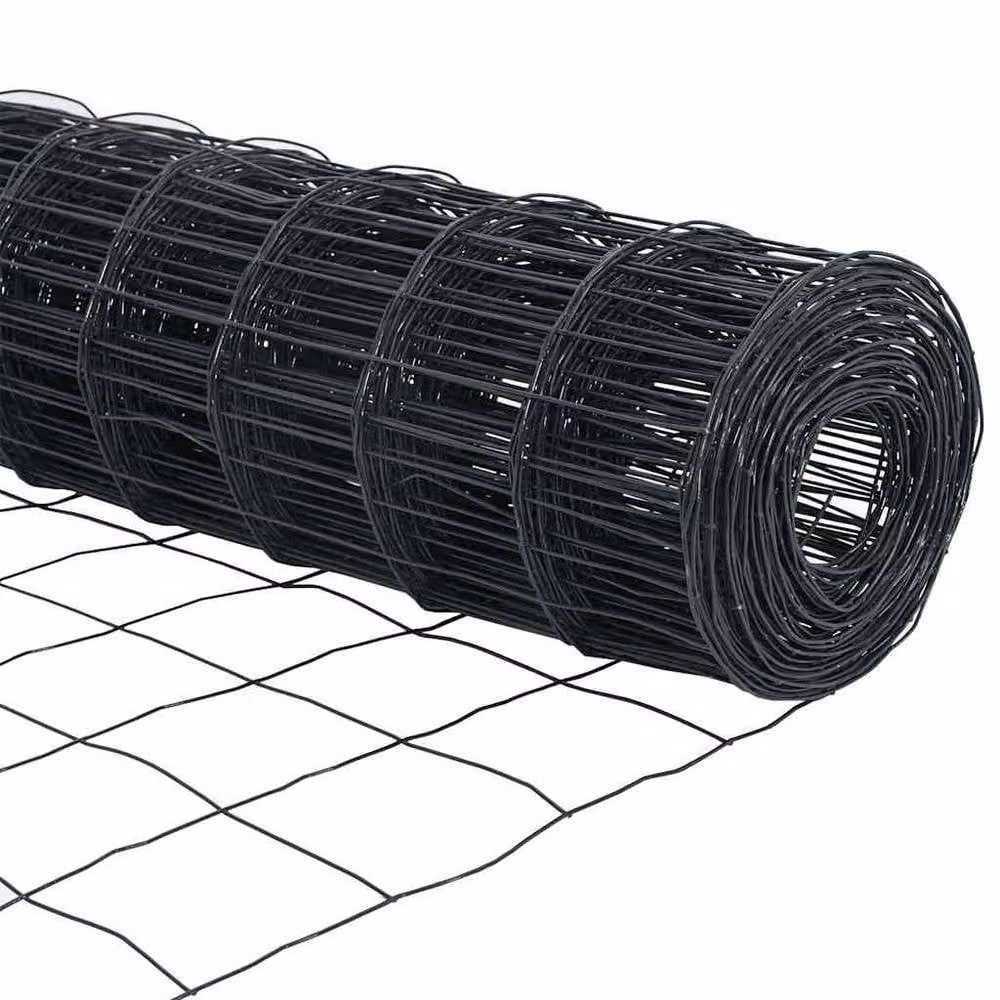 Berkfield Home Full Euro Fence Grey Steel 1.6 x 10 m – 3