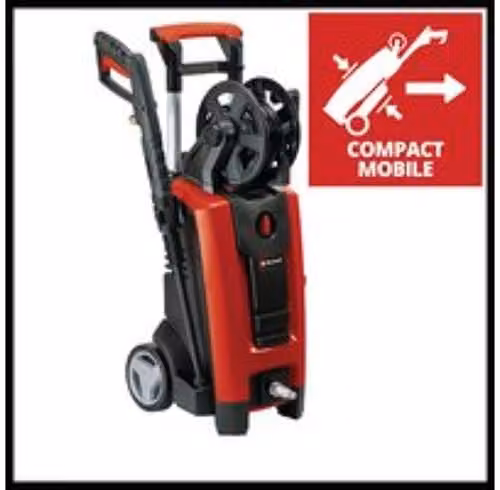 Einhell 1900W Power Washer, 140 bar, 350 l/h in Red and Black – 2