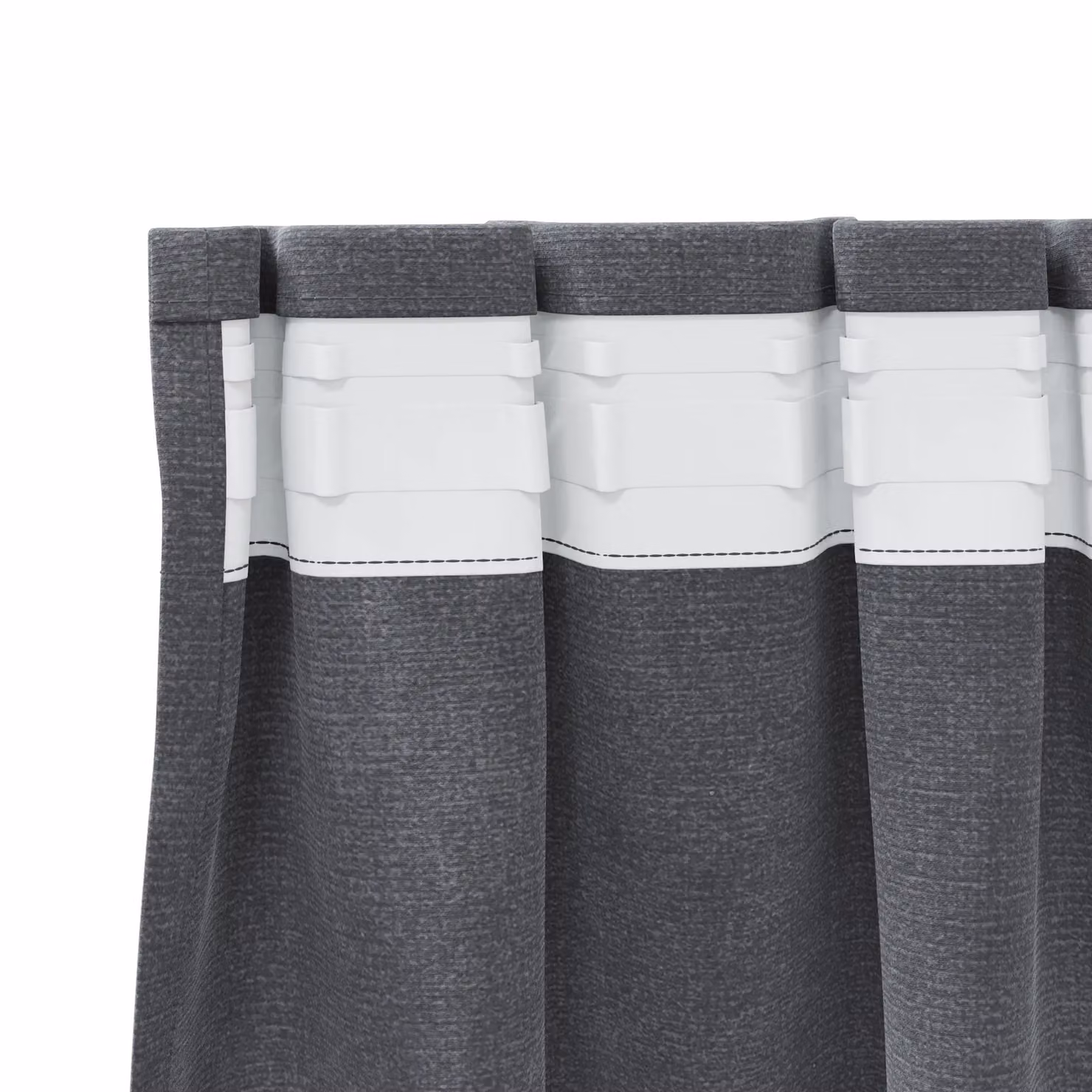 Berkfield Home Blackout Velvet Curtains, 2 Pack, Super Light Grey, W: 140 cm, H: 260 cm – 3