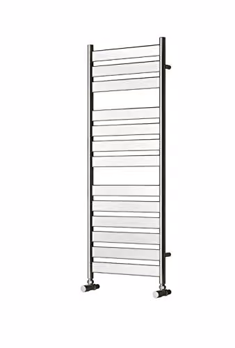 Reina Carpi Steel Towel Rail, Silver, W: 120 cm, D: 40 cm – 1