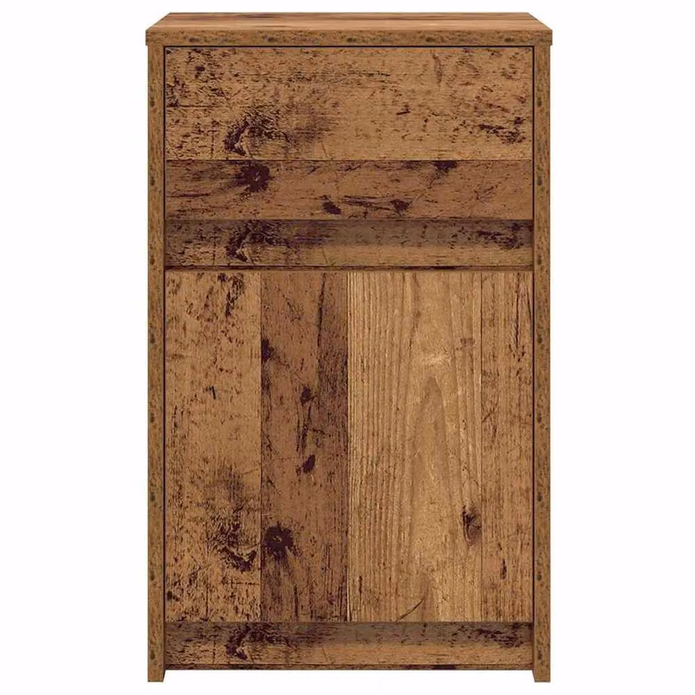 Berkfield Home Traditional Bedside Cabinet in Brown, W/D/H: 38 x 34 x 61 cm – 3