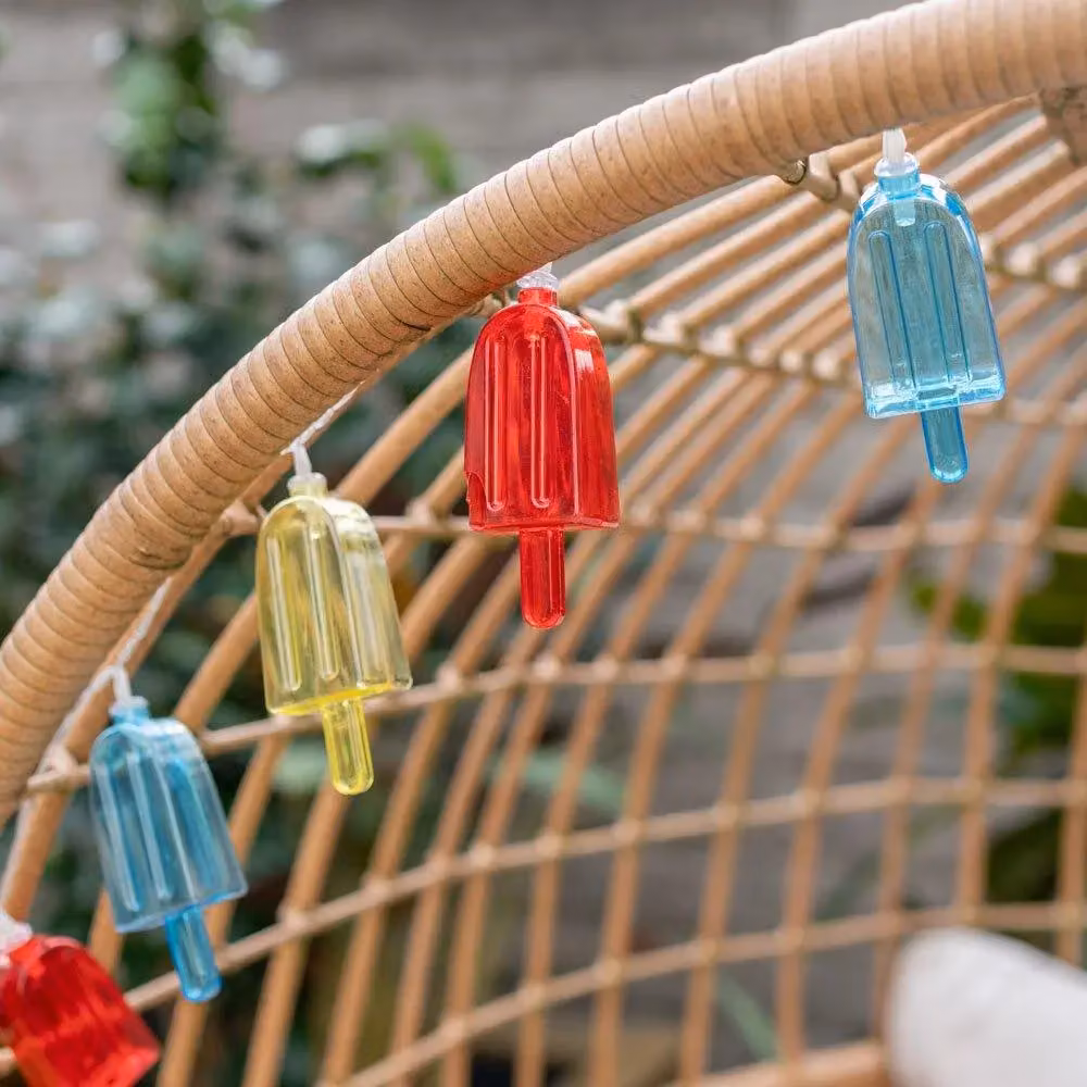 ValueLights Set of 20 Multi Coloured Ice Lolly Solar String Lights for Outdoor Garden Use – 3