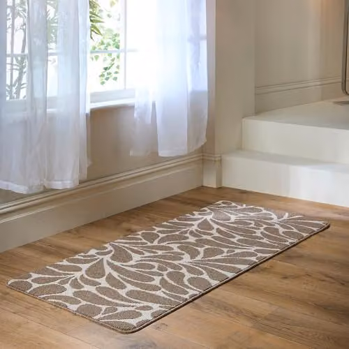 My Mat Sculptured Patterned Rain Drop Mink Runner, W: 67 cm, L: 150 cm – 2