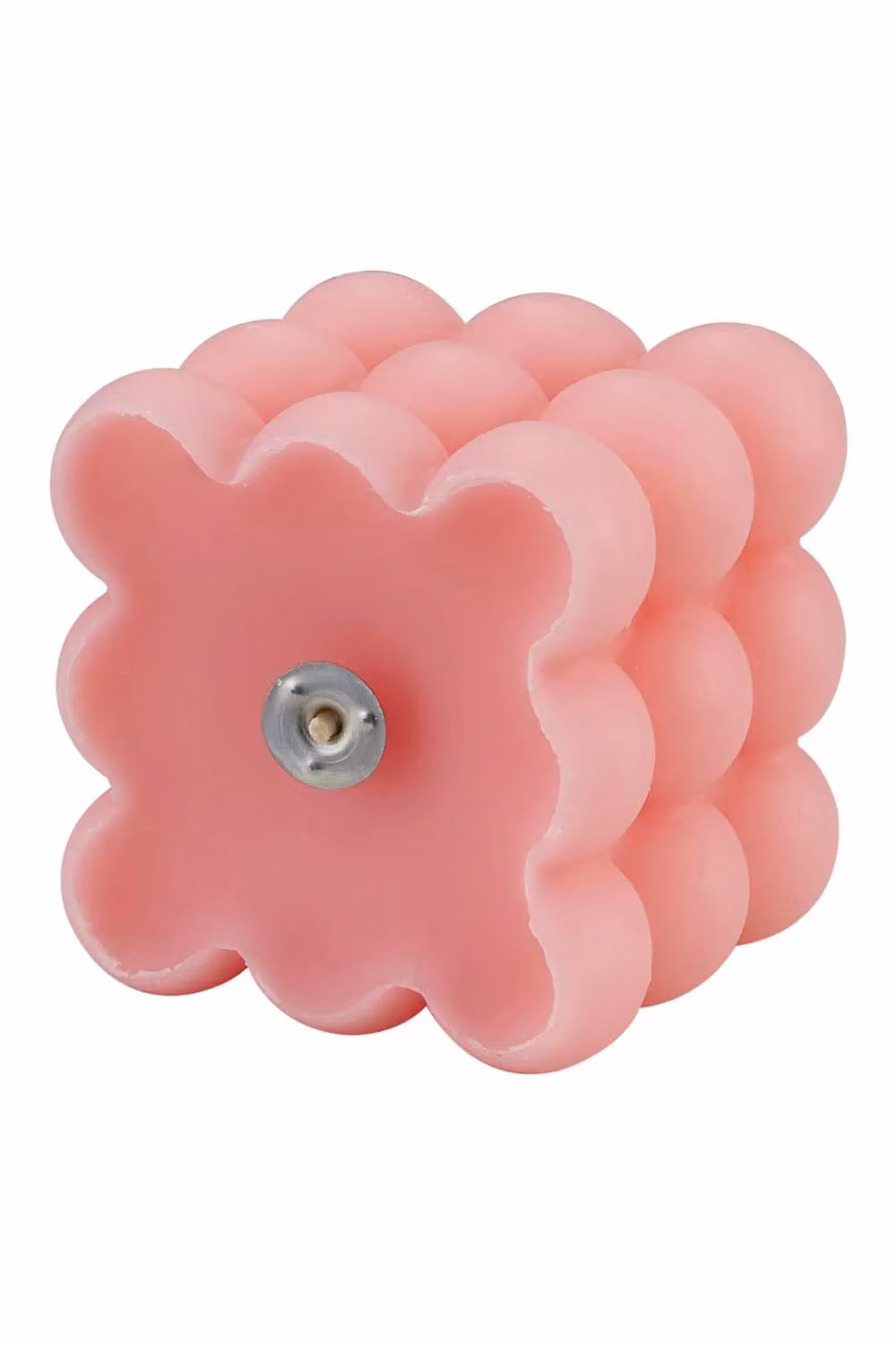 SHEONLY Osmanthus Scented Bubble Cube Shaped Pillar Candle in Pink – 2