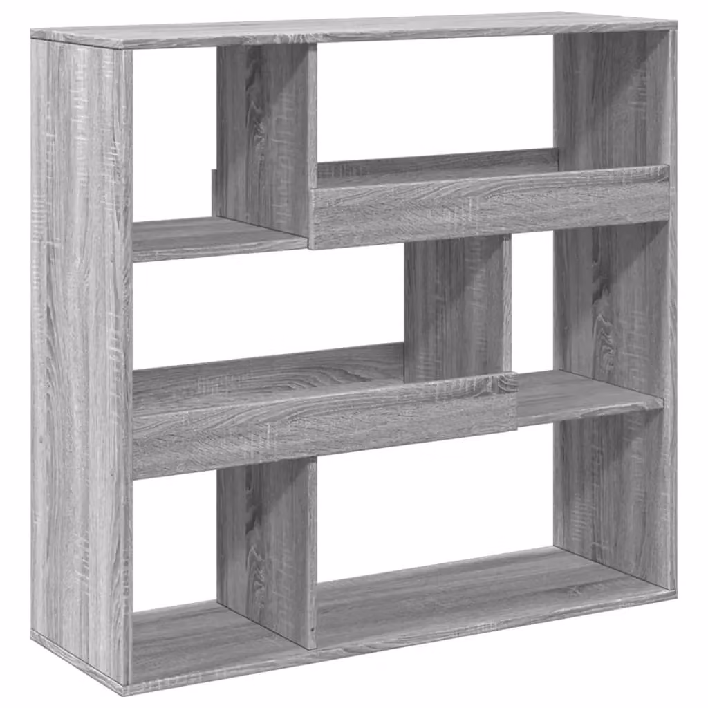 Berkfield Home Grey Sonoma Room Divider in Engineered Wood, W/D/H: 100 x 33 x 94.5 cm – 2