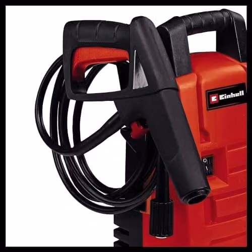 Einhell High-Pressure Cleaner 1200W, Max. 90 bar, Max. 372 l/h, Red and Black – 3