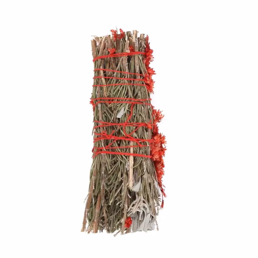Something Different Ritual Rosemary Red Jasper Smudge Stick Wand in Dark Red – 2