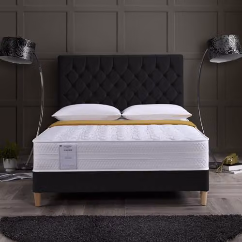 RestRelax Sleep Cheshire Classic Ortho Quilted Mattress, Medium Firm, White, W/D/H: 135 x 190 x 25 cm – 2