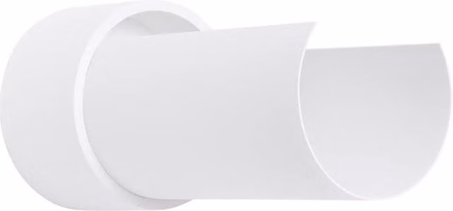 Sollux Lighting minimalist White Metal Wall Lamp, W/D/H: 21 x 10 x 10 cm