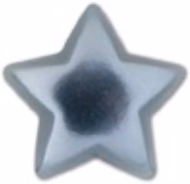 KDMD Blue Self Adhesive Pearl Star Decorations, Pack of 240
