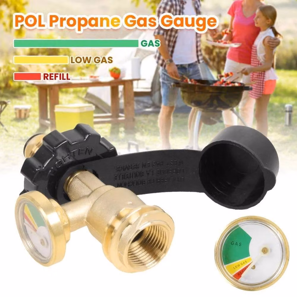 SPETLEK High Low Gas Pressure Gauge Level Indicator in Gold, W: 520 mm, H: 10000 mm – 2