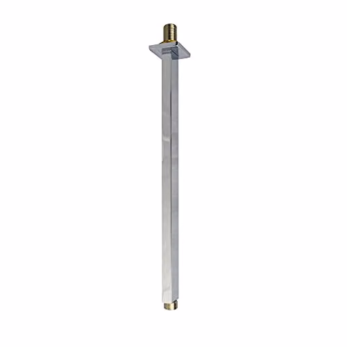 Nes Home Silver Chrome Rectangular Ceiling Mounted Shower Arm