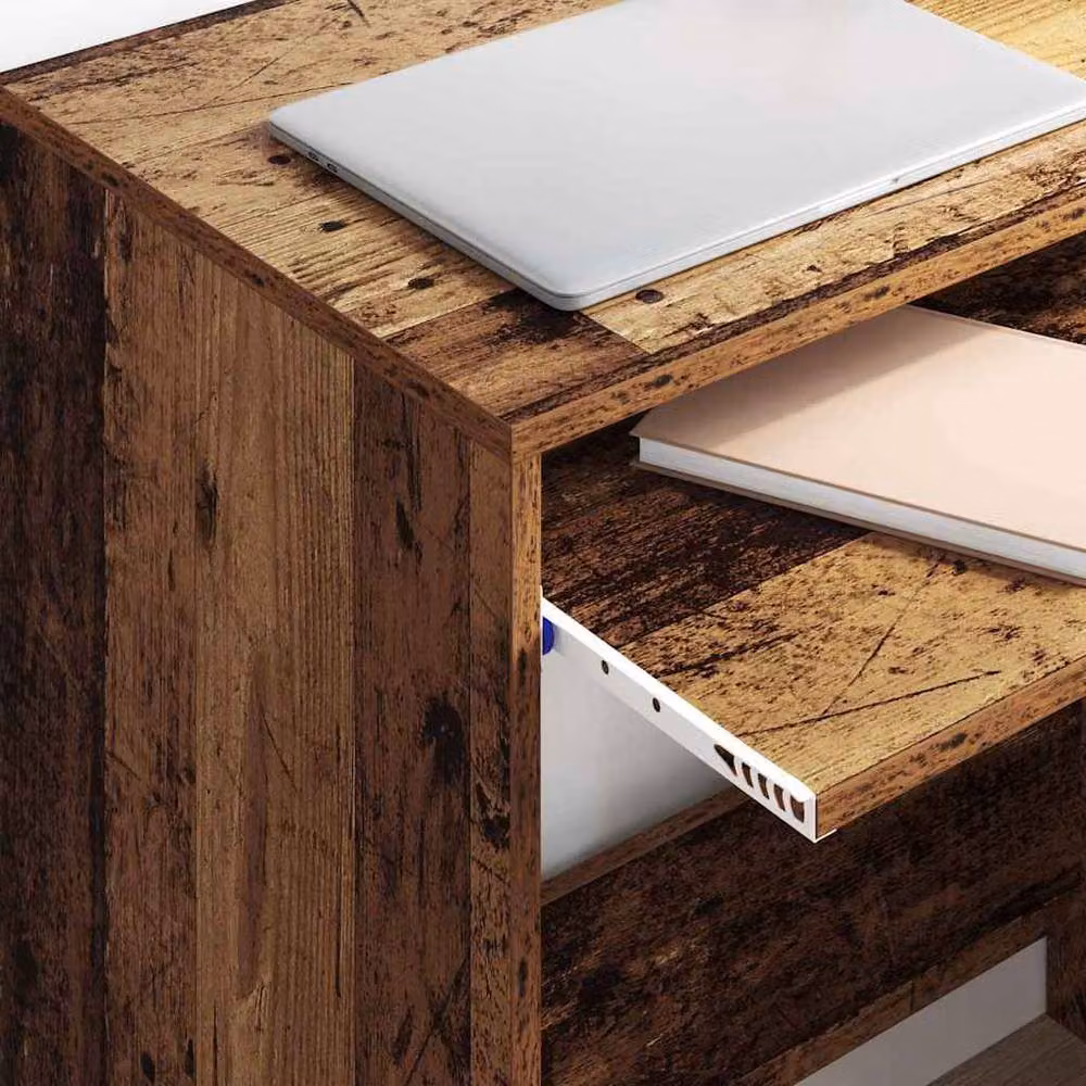 Berkfield Home Modern Writing Desk in Brown Engineered Wood – 4