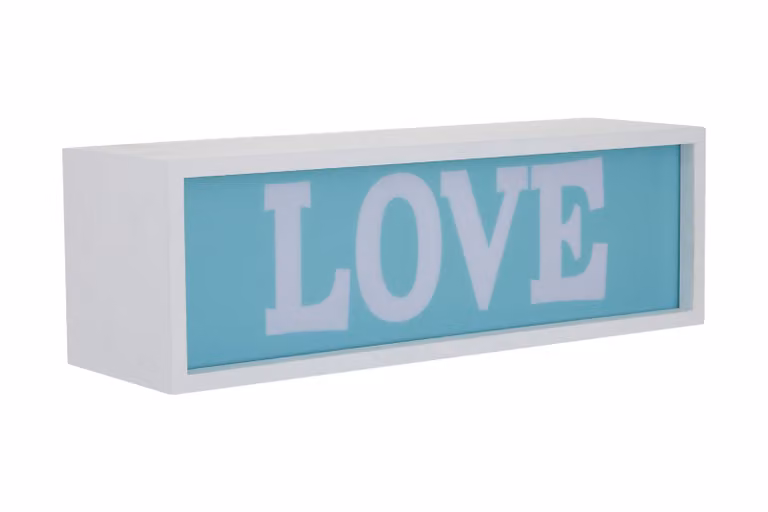 Orsina Premier Kids Love LED Light Box in Blue and White