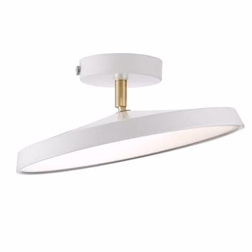 Nordlux Kaito LED Ceiling Light in White Metal with Warm White 3000k Light, Diameter: 30 cm – 1