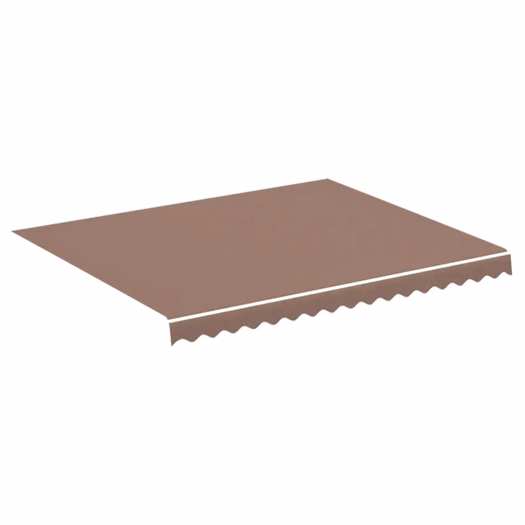 Berkfield Home Brown Polyester Replacement Awning Fabric, W: 3 m, D: 2.5 m – 2