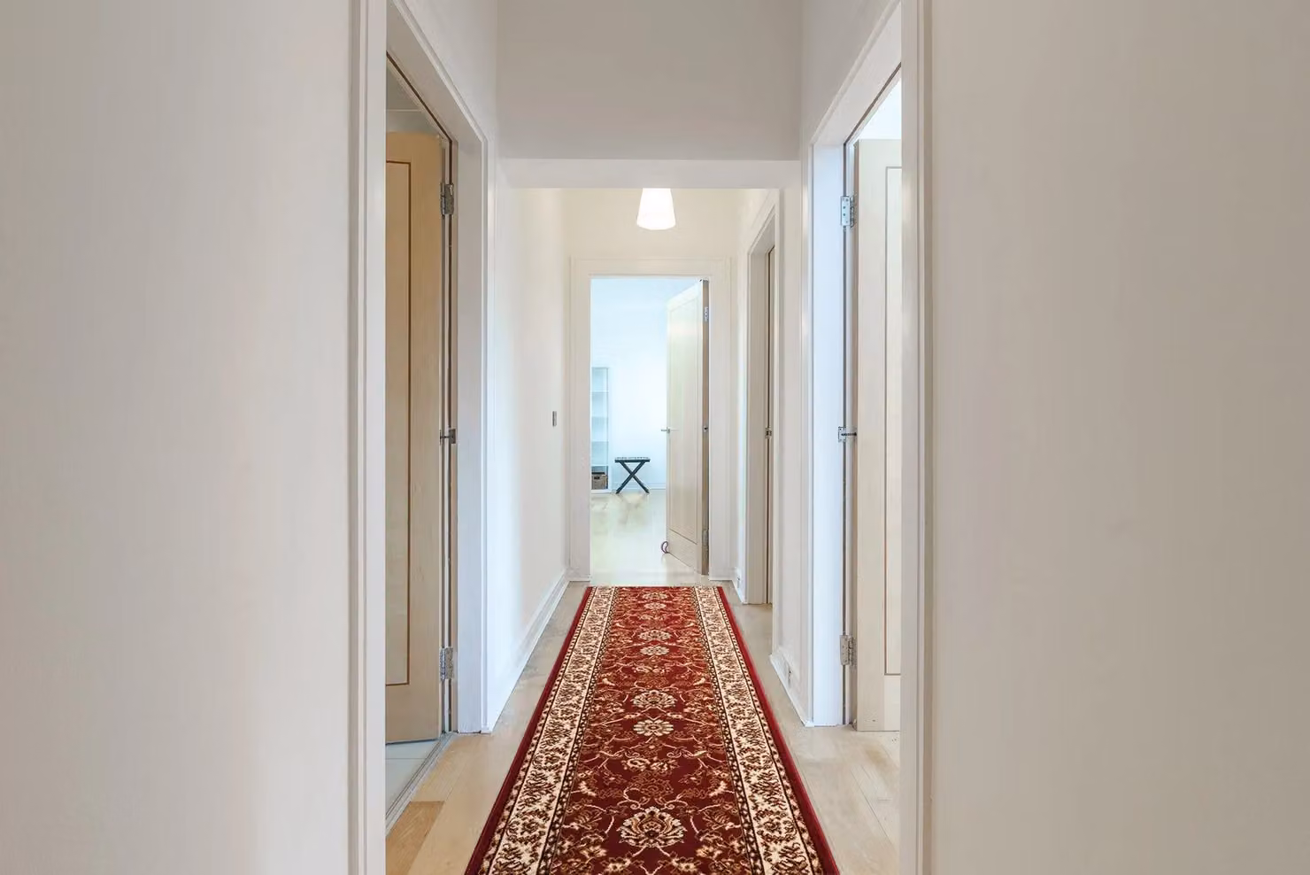 RugsX Bcf Morad Oriental Runner in Red, W/D: 90 x 100 cm – 4